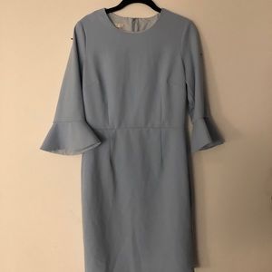 Donna Morgan Ruffle Cuff Sheath Dress